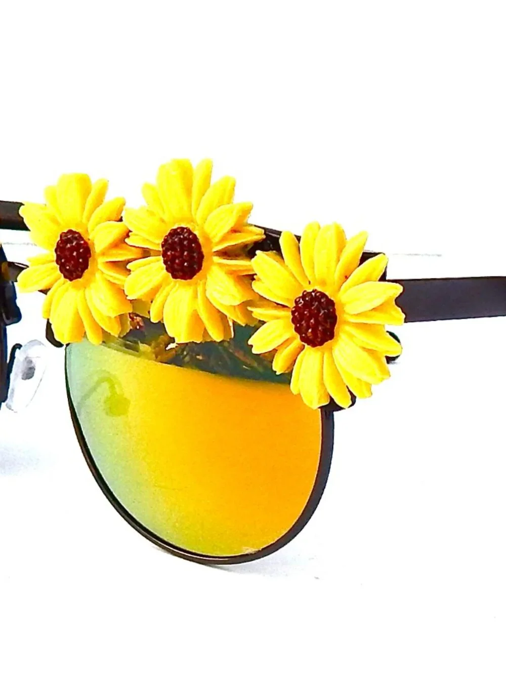 GASOLINE GLAMOUR CANARY DAISY ACID COCO GLASSES 🌼🌼🌼